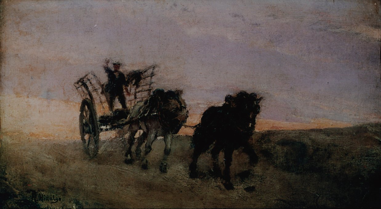 At arabası by Felix Resurreccion Hidalgo