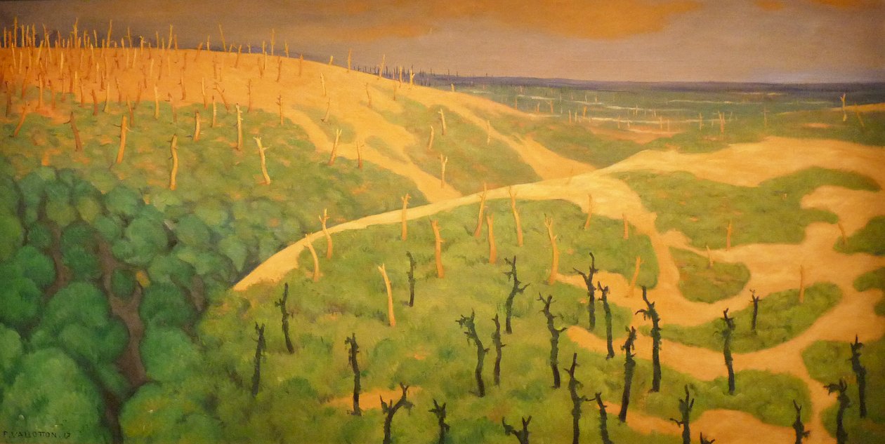 Bois de la Gruerie ve Meurissonsn vadisi by Felix Edouard Vallotton