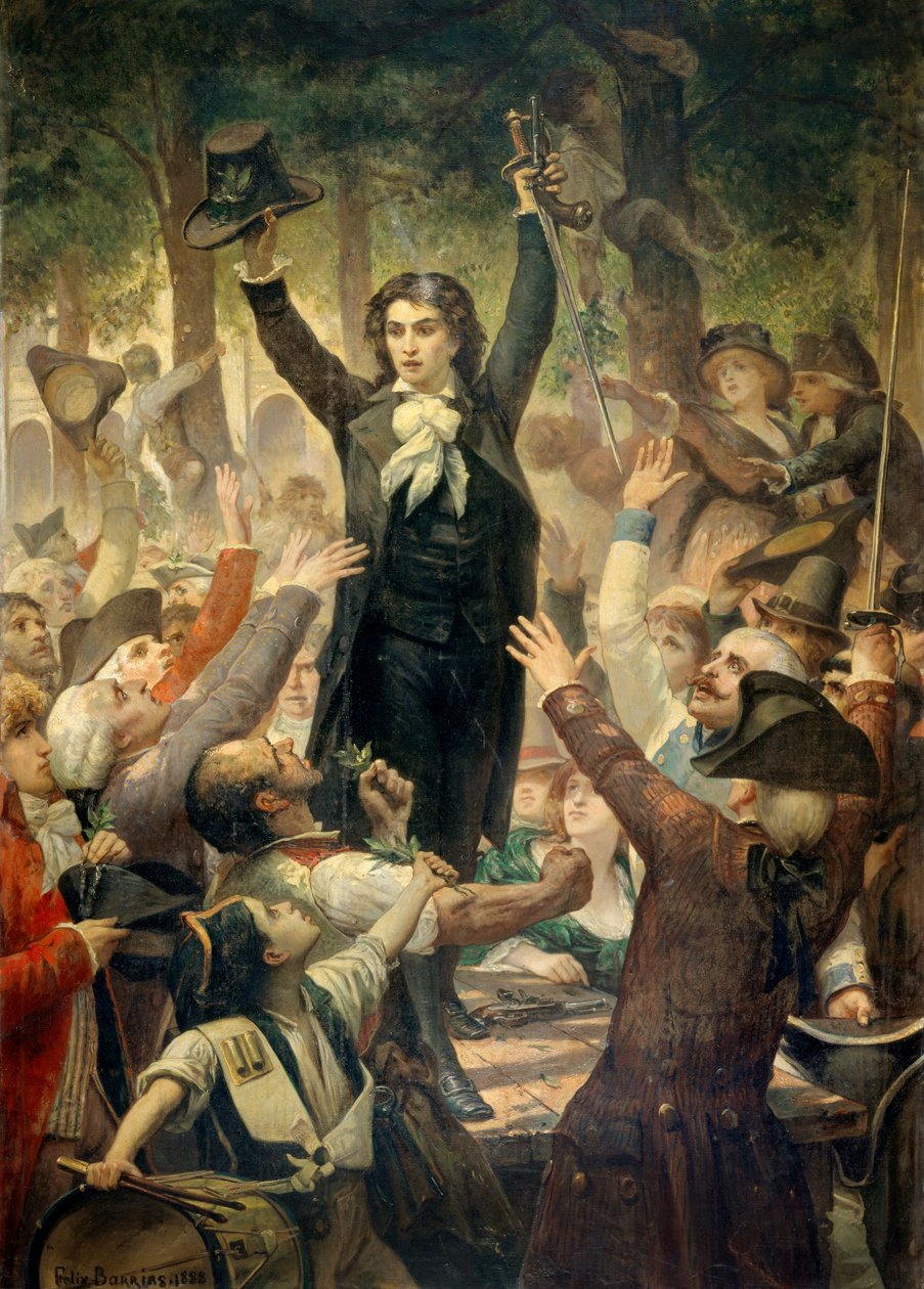 Camille Desmoulins (1760-1794), Paris