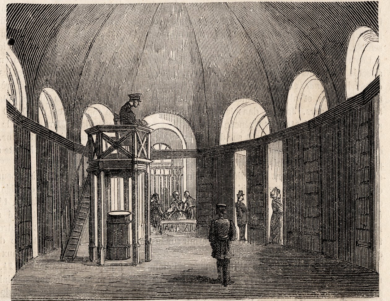 Paris - Petite Roquette hapishanesi (kadınlar ve ergenler için hapishane) - by Felix (after) Thorigny
