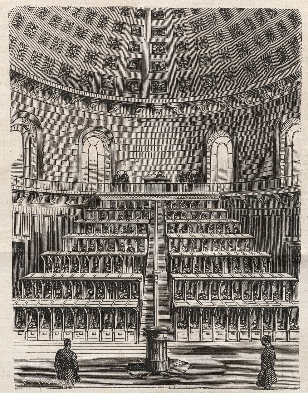 Paris - Petite Roquette hapishanesi (kadınlar ve ergenler için hapishane) - by Felix (after) Thorigny