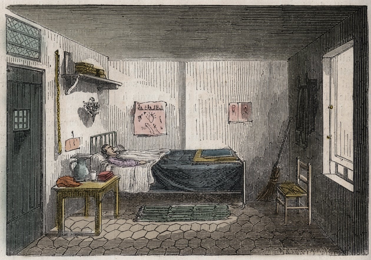 Paris - Petite Roquette hapishanesi (kadınlar ve ergenler için hapishane) - by Felix (after) Thorigny