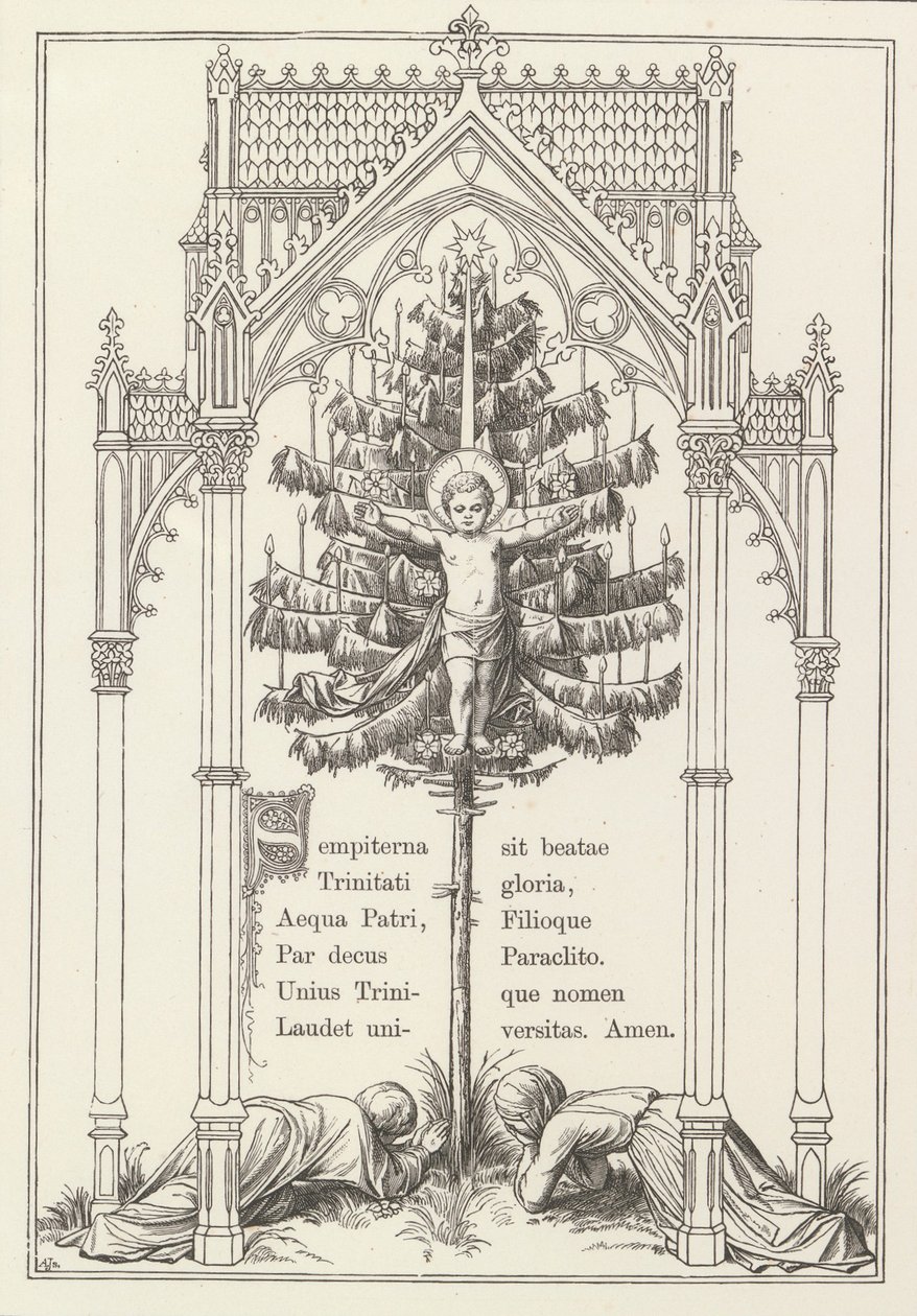 Noel rüyası Bir yarışma, 1867. by Felix A. Joerdens
