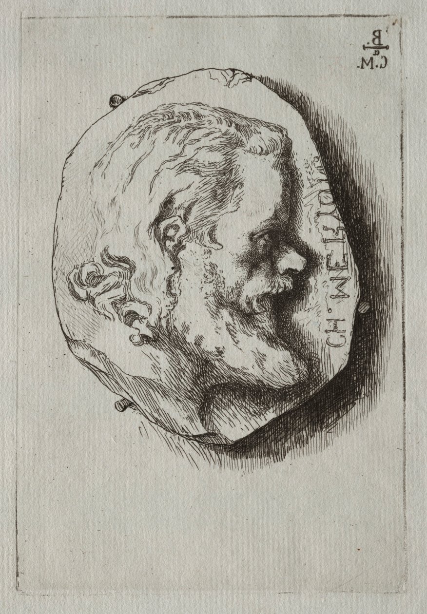 Charles Meryon, 1854. by Felix Bracquemond