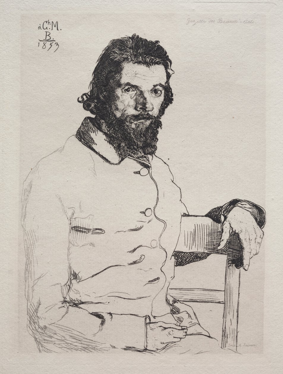 Charles Meryon by Felix Bracquemond