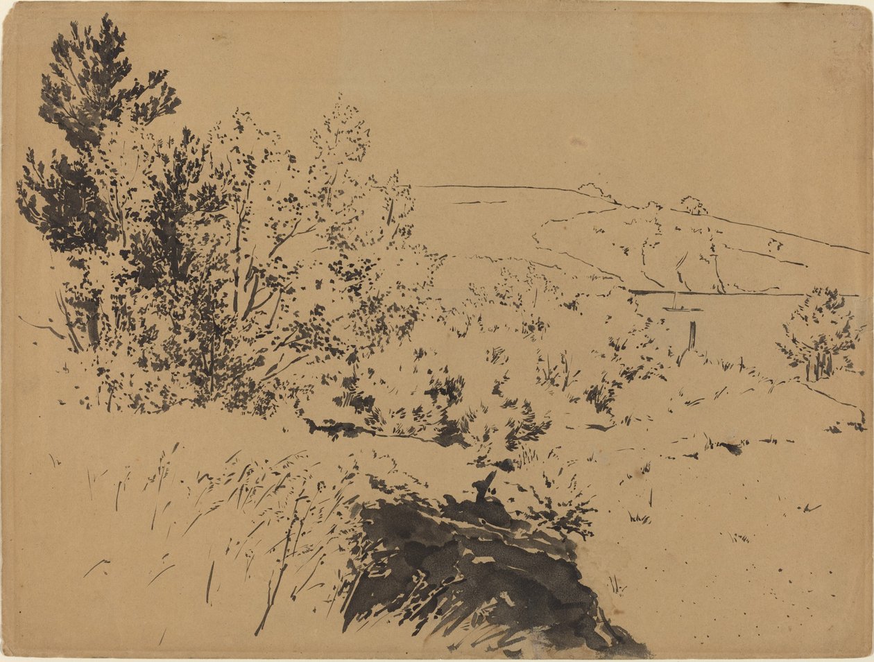 Sahil Manzarası by Felix Bracquemond