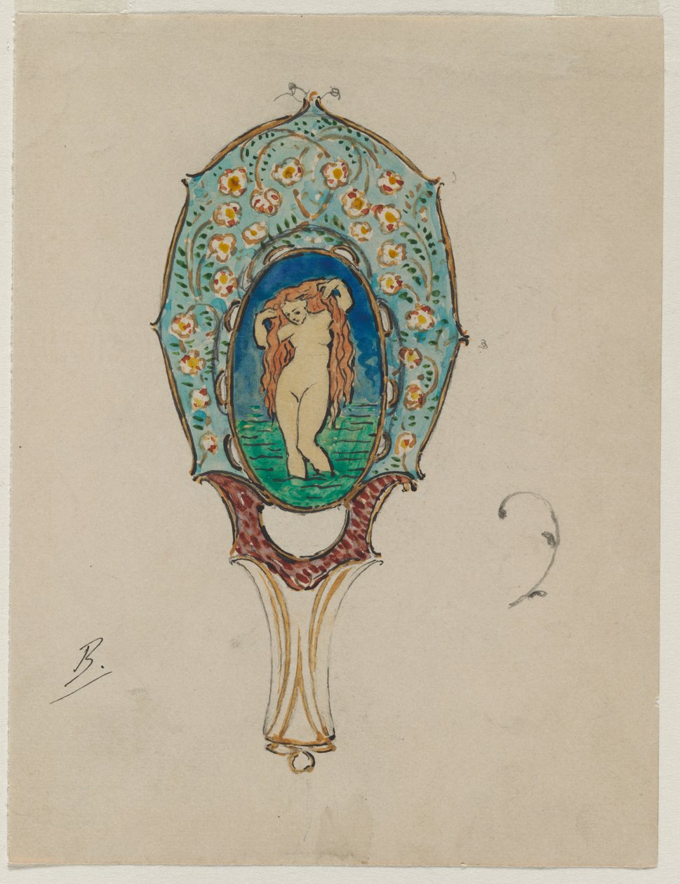 El Aynası Tasarımı by Felix Bracquemond