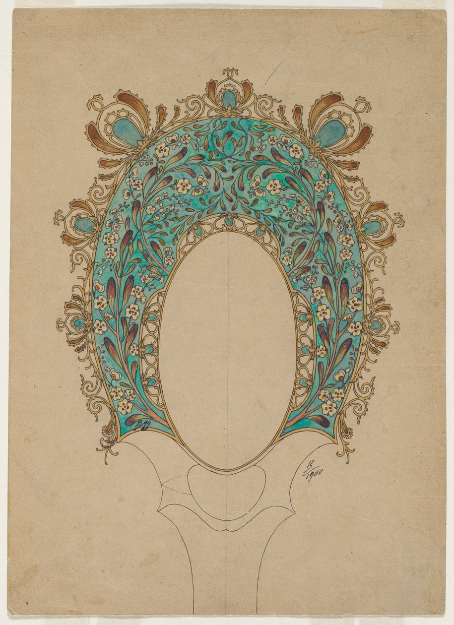 El Aynası Tasarımları, c. 1900-1902. by Felix Bracquemond