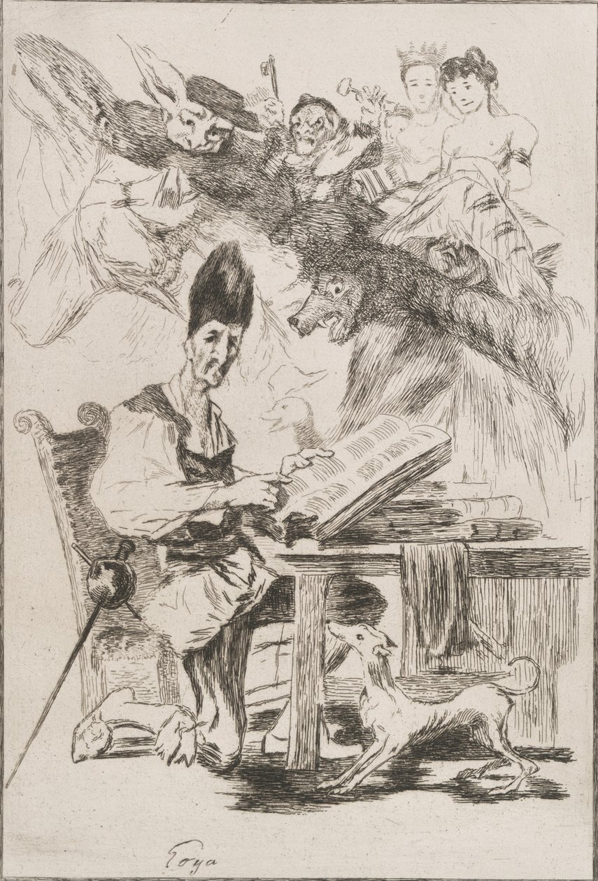 Don Kişot, 1860 by Felix Bracquemond