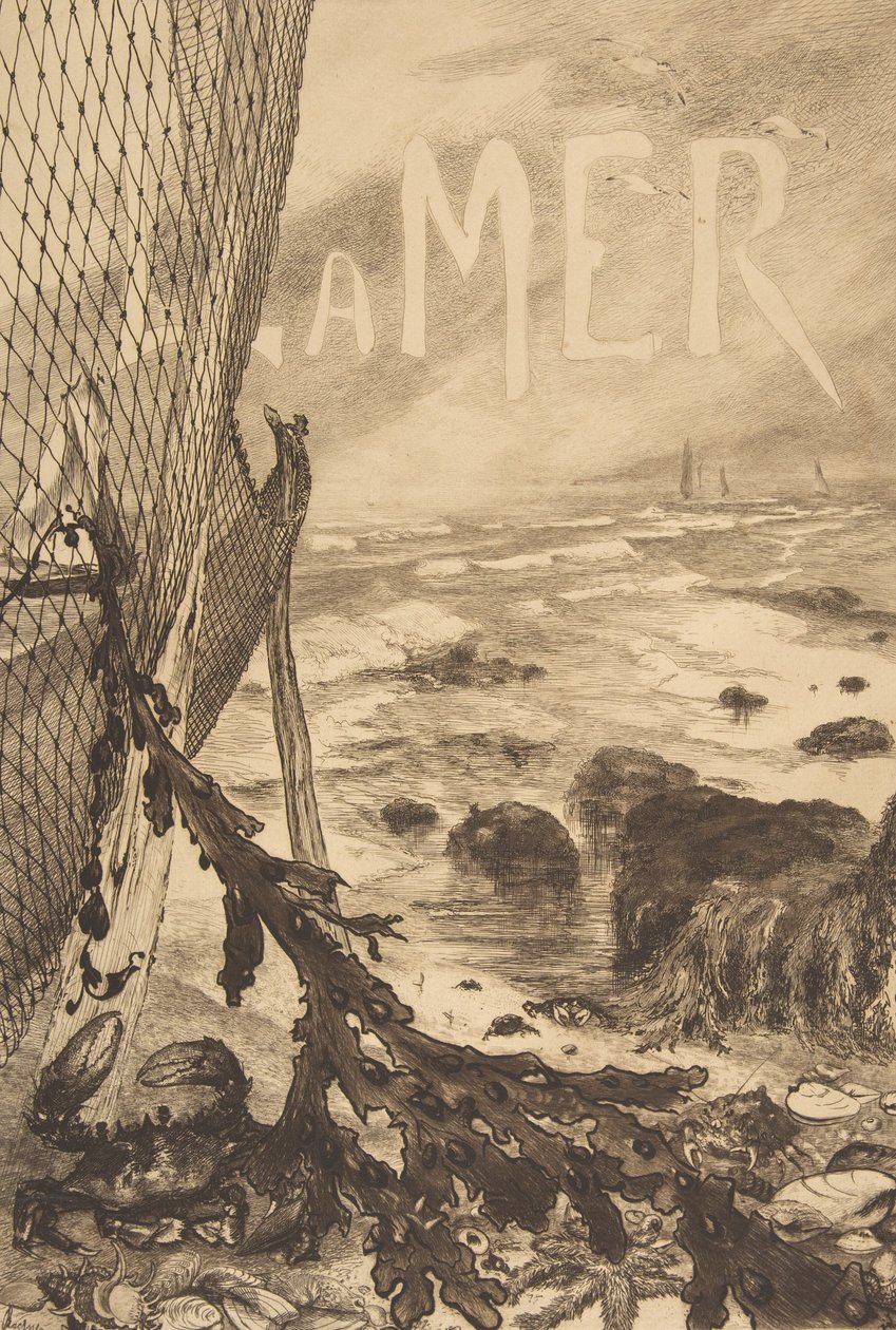 Deniz, 1850-1914. by Felix Bracquemond