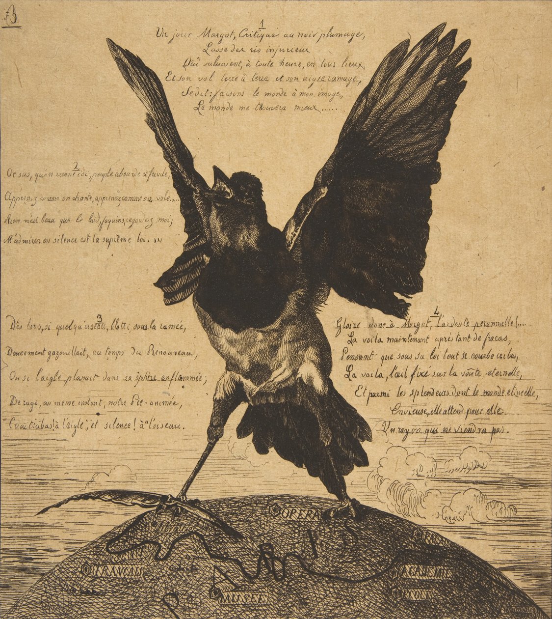 Eleştirmen Margot, 1854. by Felix Bracquemond