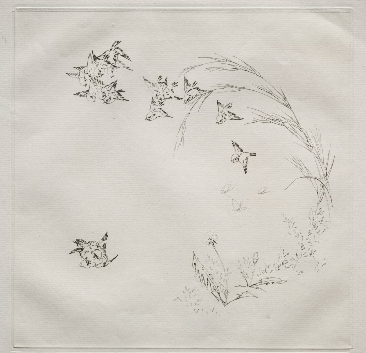 Paris Servisi (Haviland servisi): Dövüş (no. 2) by Felix Bracquemond