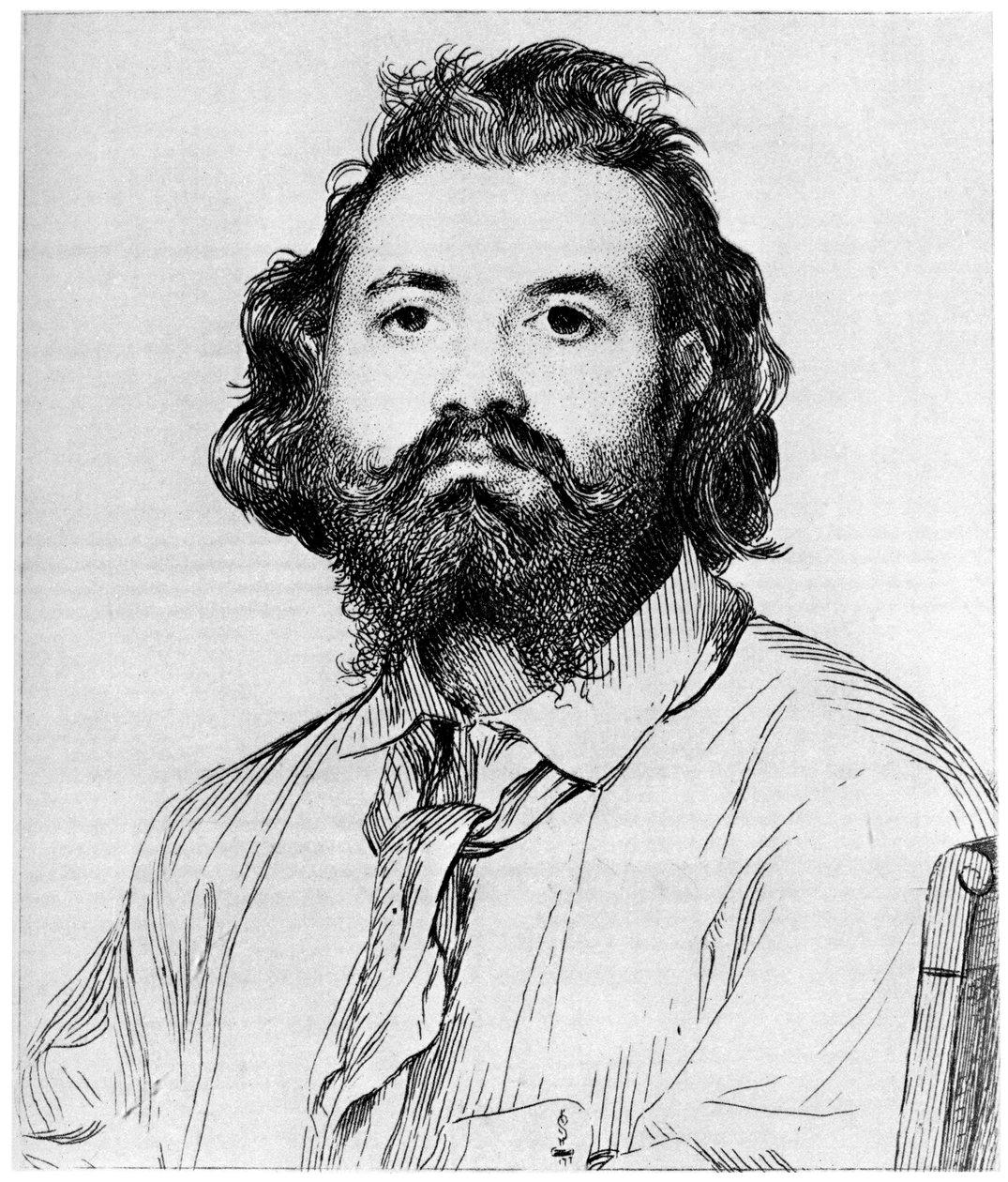 Zacharie Astruc, c1850-1910 1924 by Felix Bracquemond