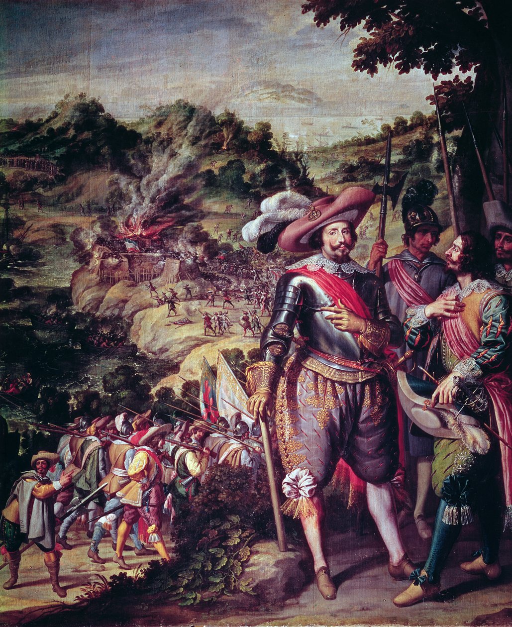 1634'te San Cristobal Adası'nın geri alınması by Felix Castello