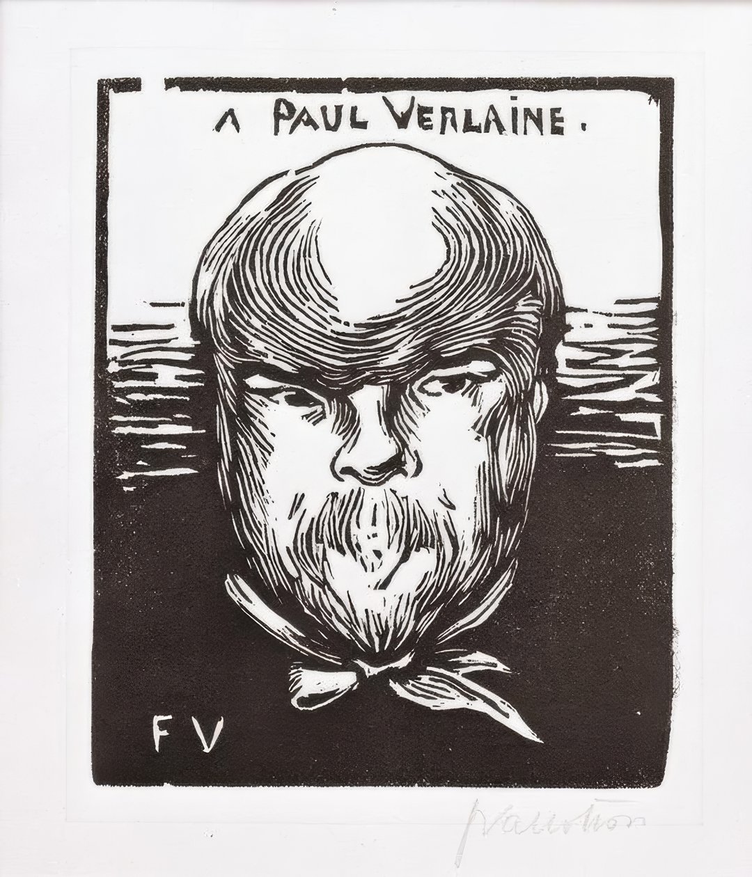 Paul Verlaine by Felix Edouard Vallotton