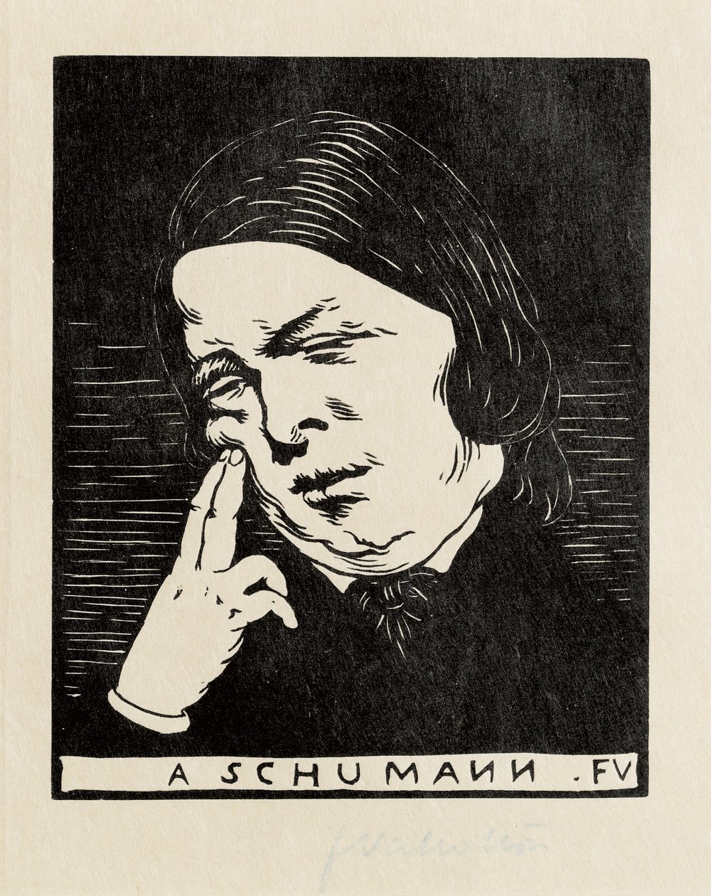 Bir Schumann, 1893 by Felix Edouard Vallotton