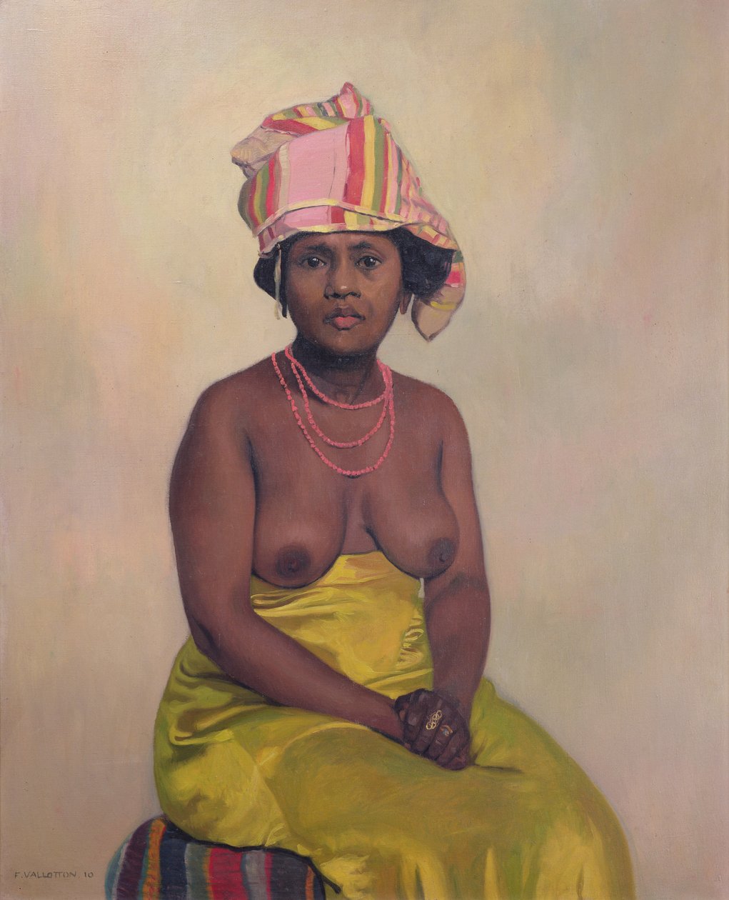 African Woman, 1910  by Felix Edouard Vallotton