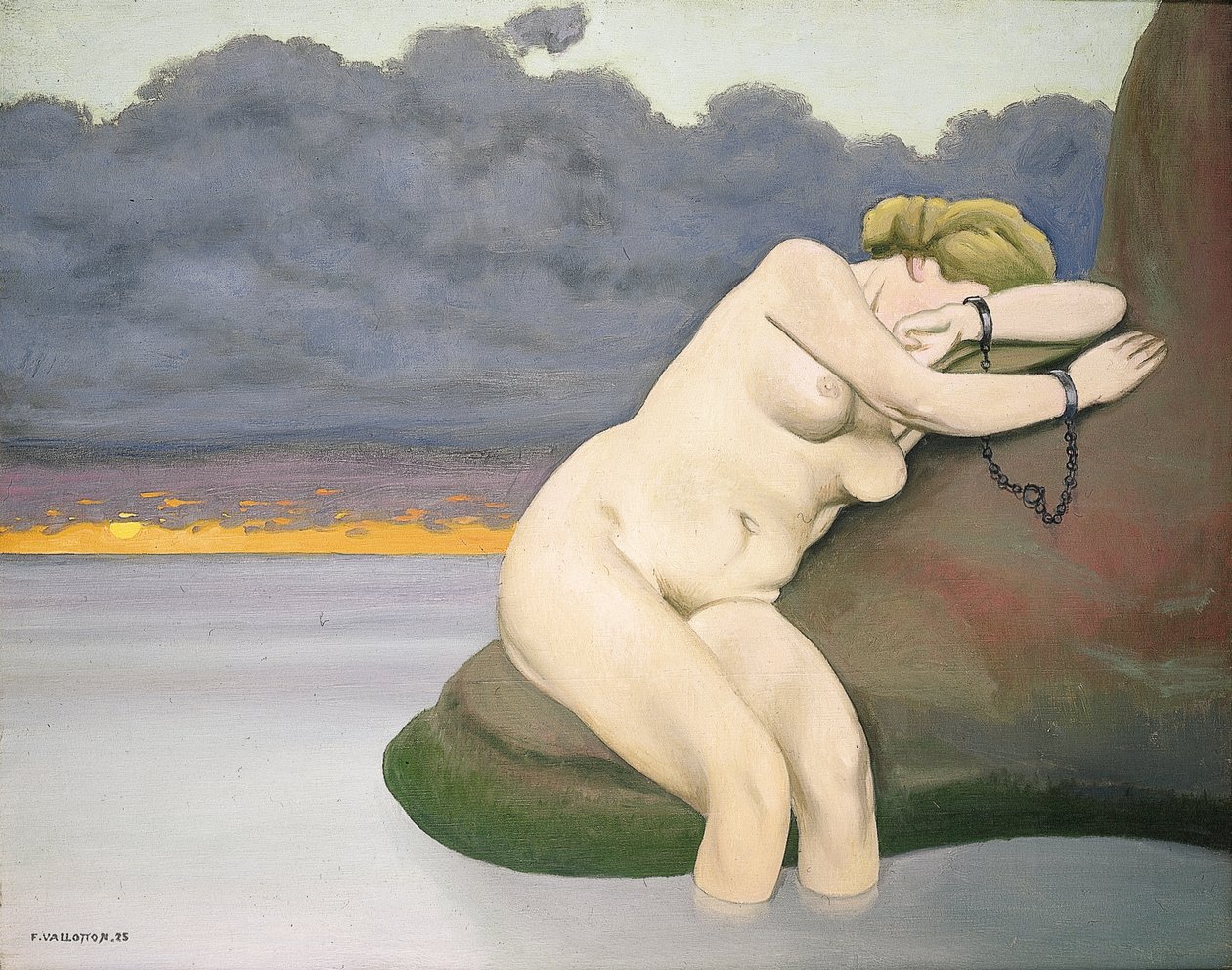 Andromeda Bağlı by Felix Edouard Vallotton