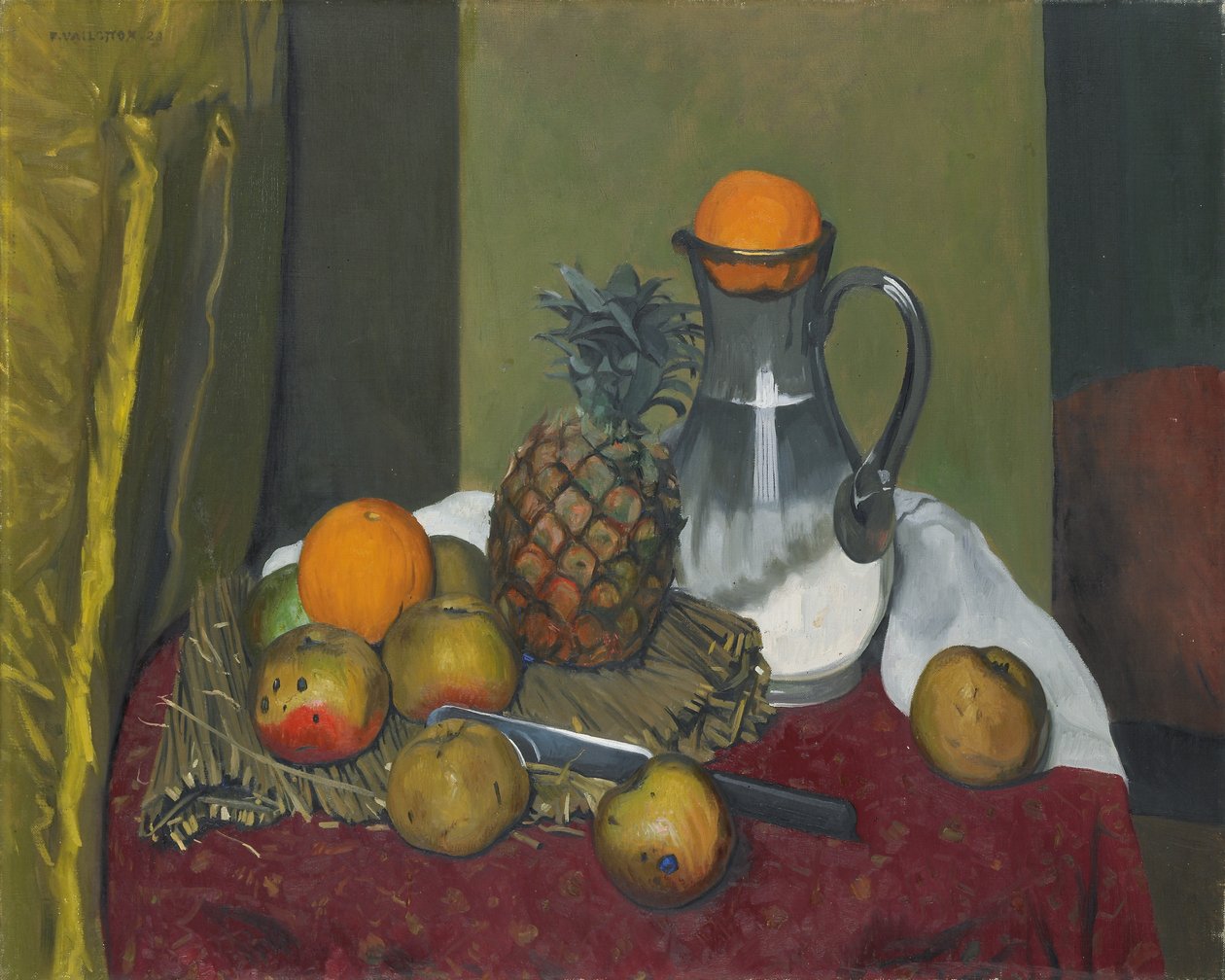 Apples and a pineapple, 1923 by Felix Edouard Vallotton