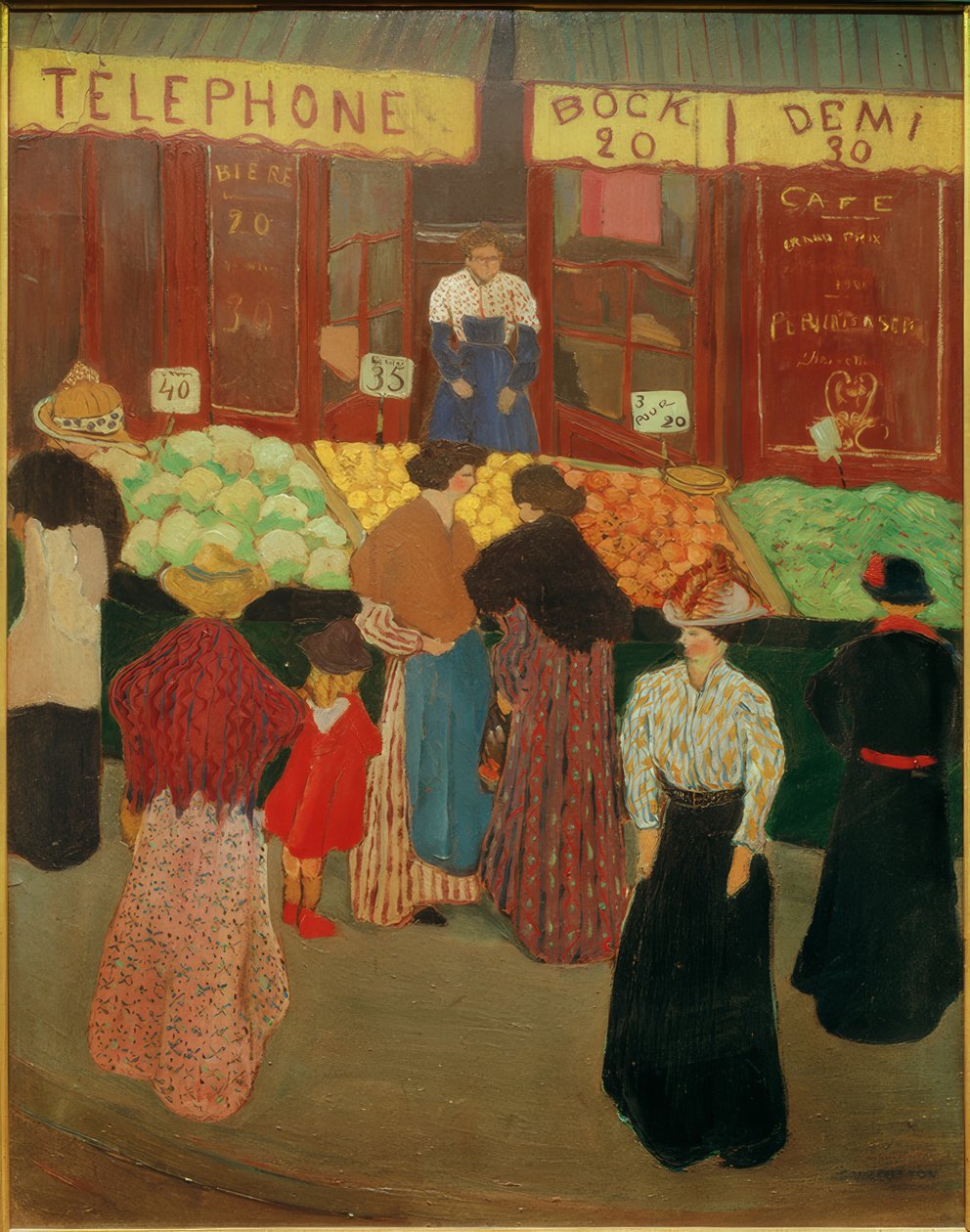 Markette by Felix Edouard Vallotton