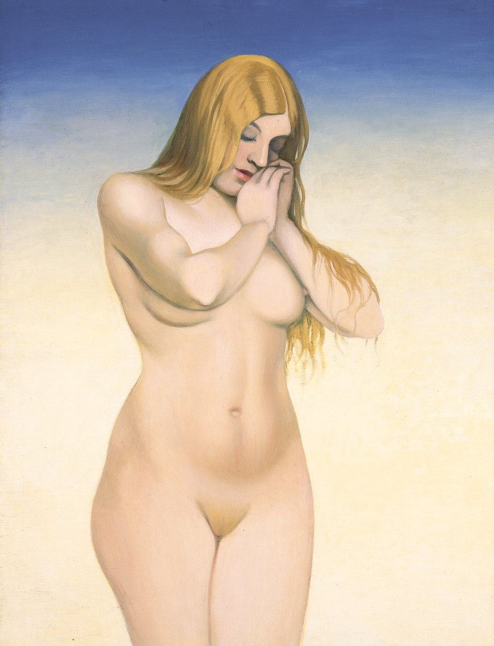 sarışın çıplak, 1921 by Felix Edouard Vallotton