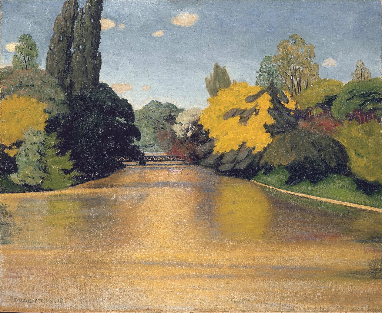 Bois de Boulogne, Las St. James, 1918 by Felix Edouard Vallotton