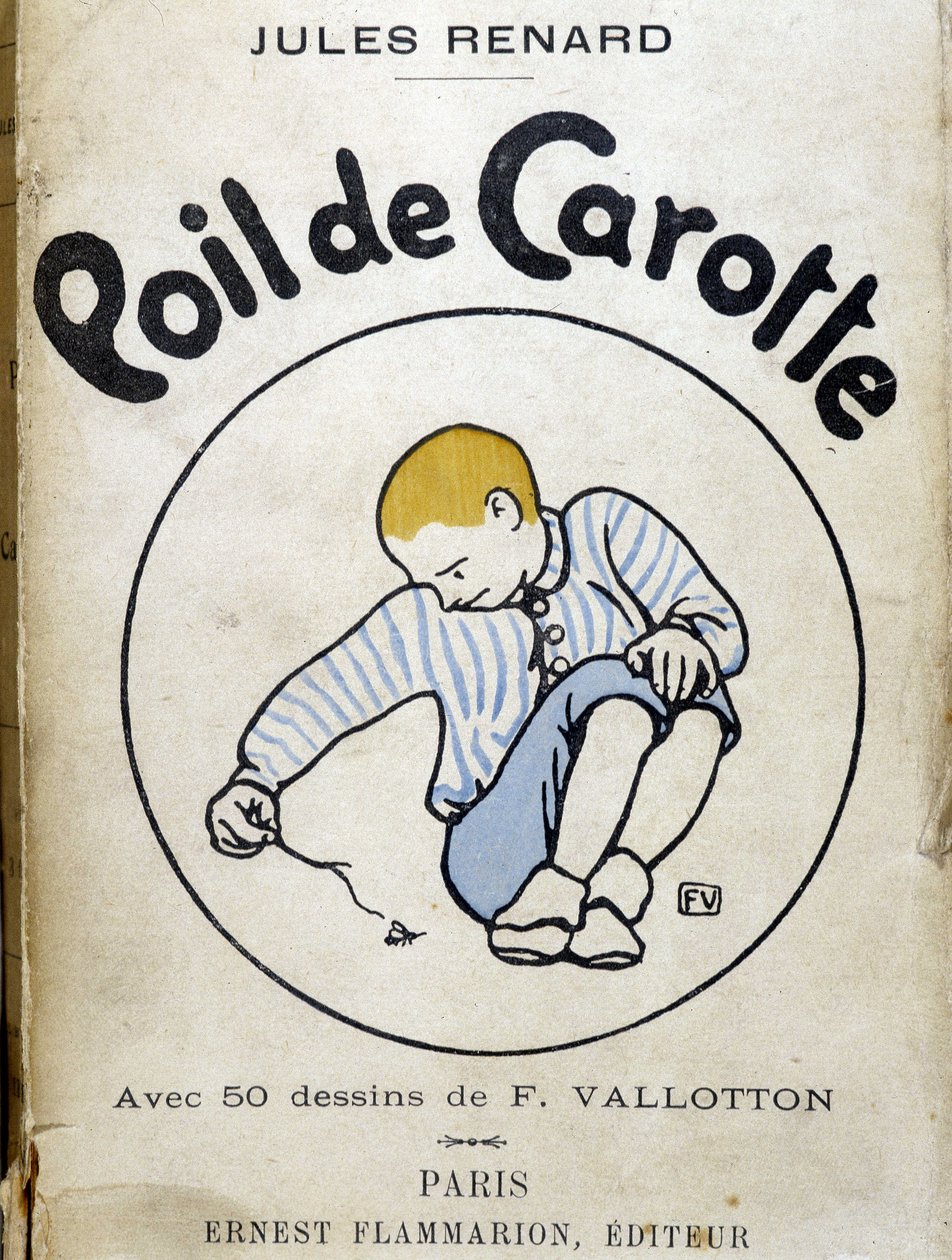 Kapak “Carrot Head”, Jules Renard Paris, Ernest Flammarion (kitap kapağı) by Felix Edouard Vallotton