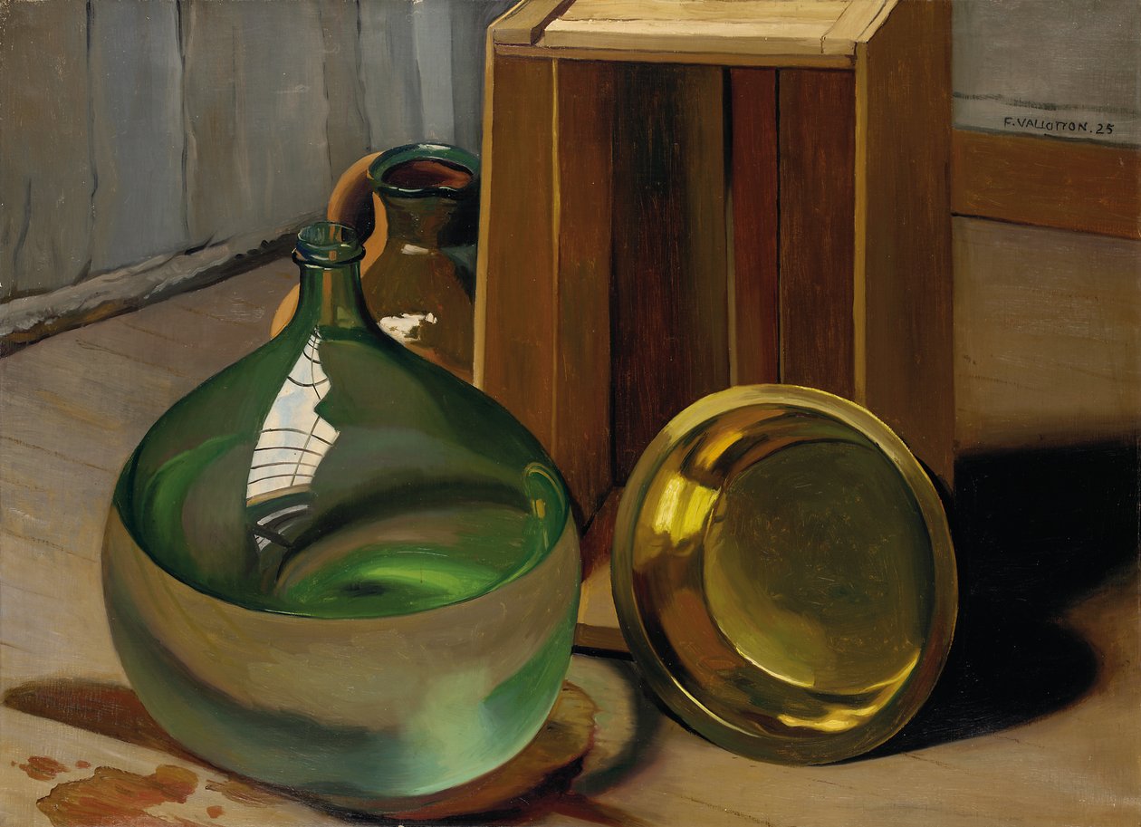 Damacana ve sandık, 1925 by Felix Edouard Vallotton
