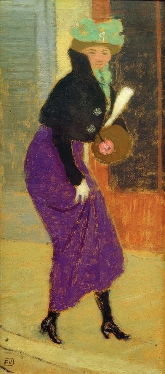 Sokakta: Kollu kadın by Felix Edouard Vallotton