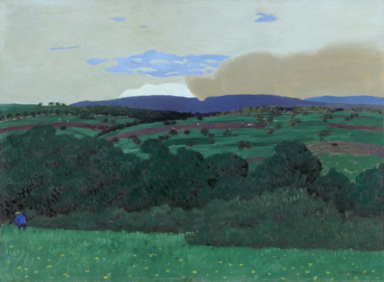 Lozan çevresi, 1900. by Felix Edouard Vallotton