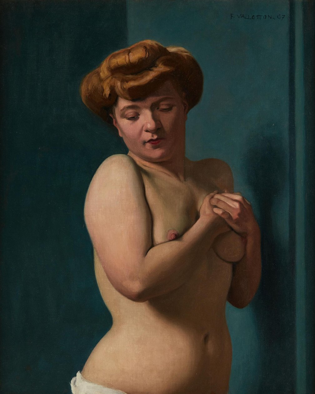 Çıplak kadın, 1907. by Felix Edouard Vallotton