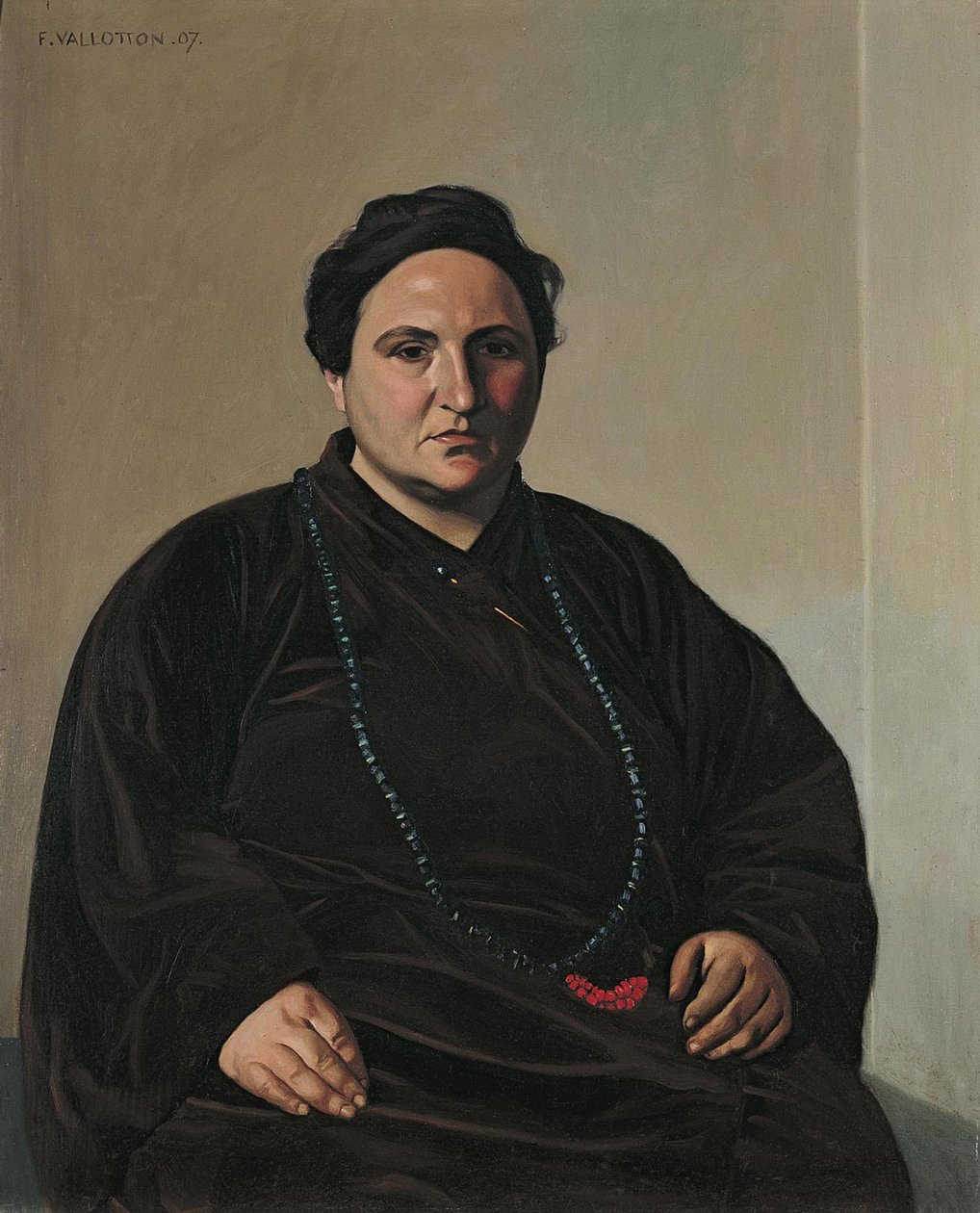 Gertrude Stein, 1907 by Felix Edouard Vallotton