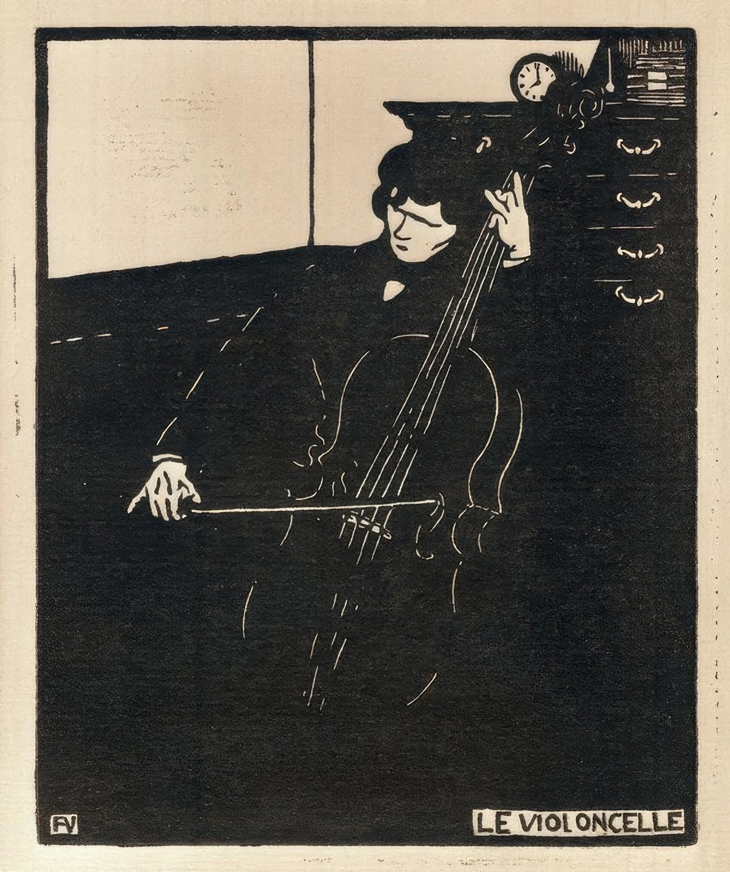 ÇELLO by Felix Edouard Vallotton