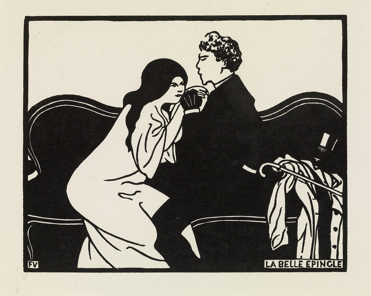 Güzel Saç Tokası, 1897 by Felix Edouard Vallotton
