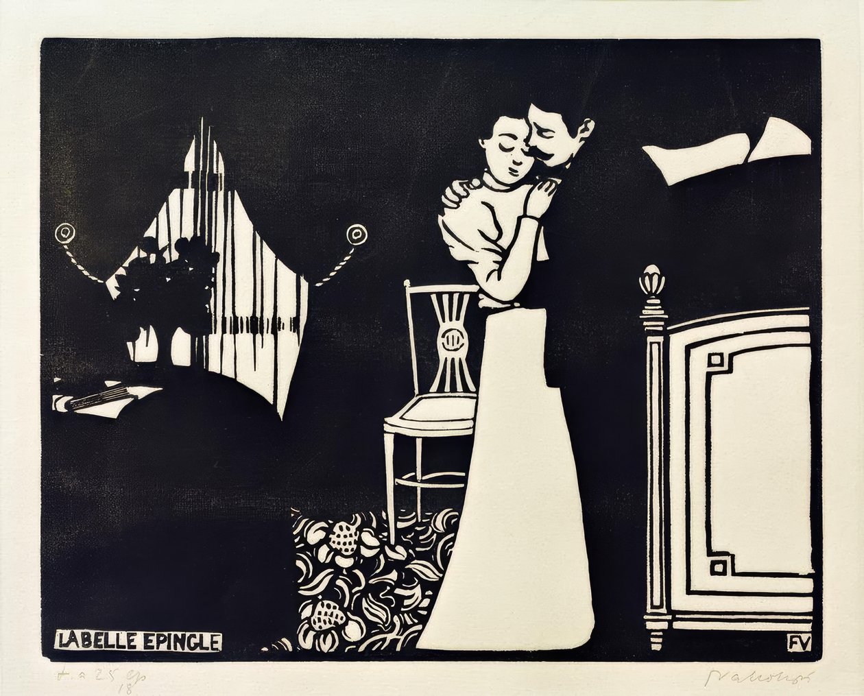 güzel iğne by Felix Edouard Vallotton