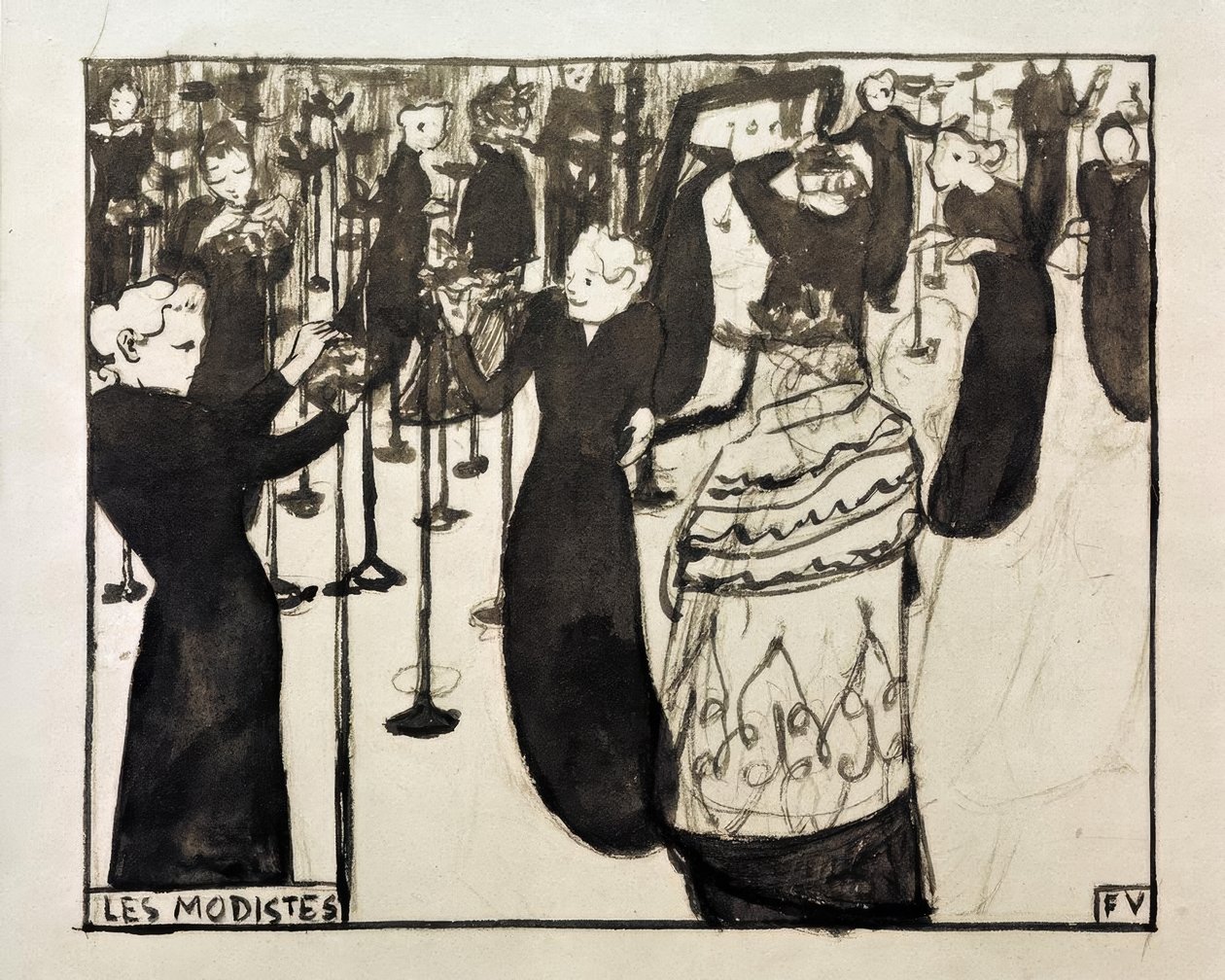 sen değiştirdin by Felix Edouard Vallotton