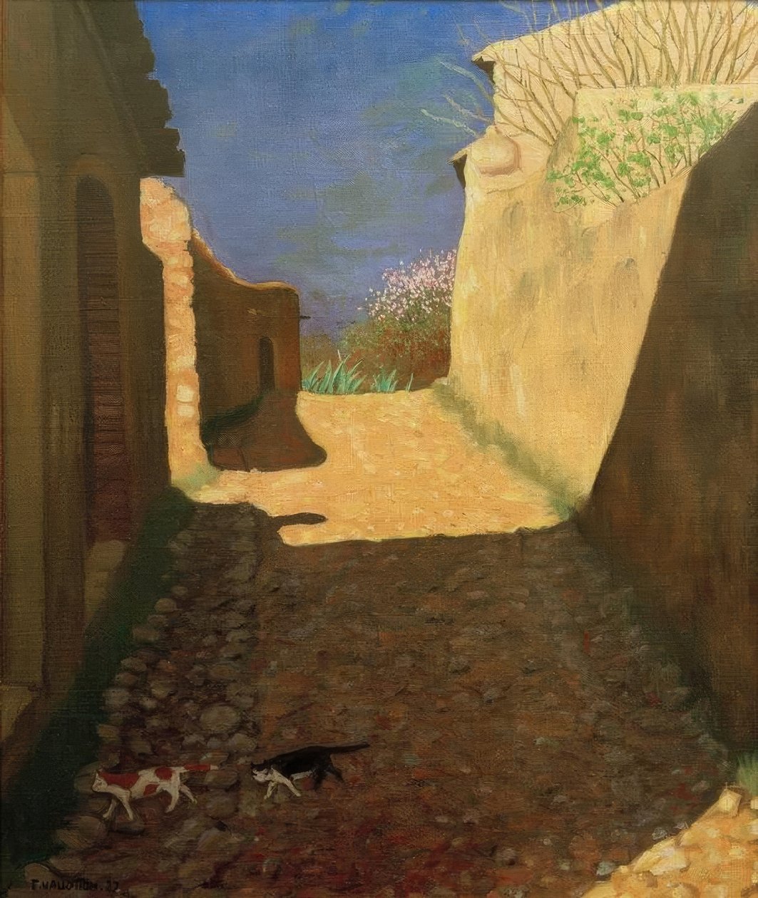 güneşli sokak by Felix Edouard Vallotton