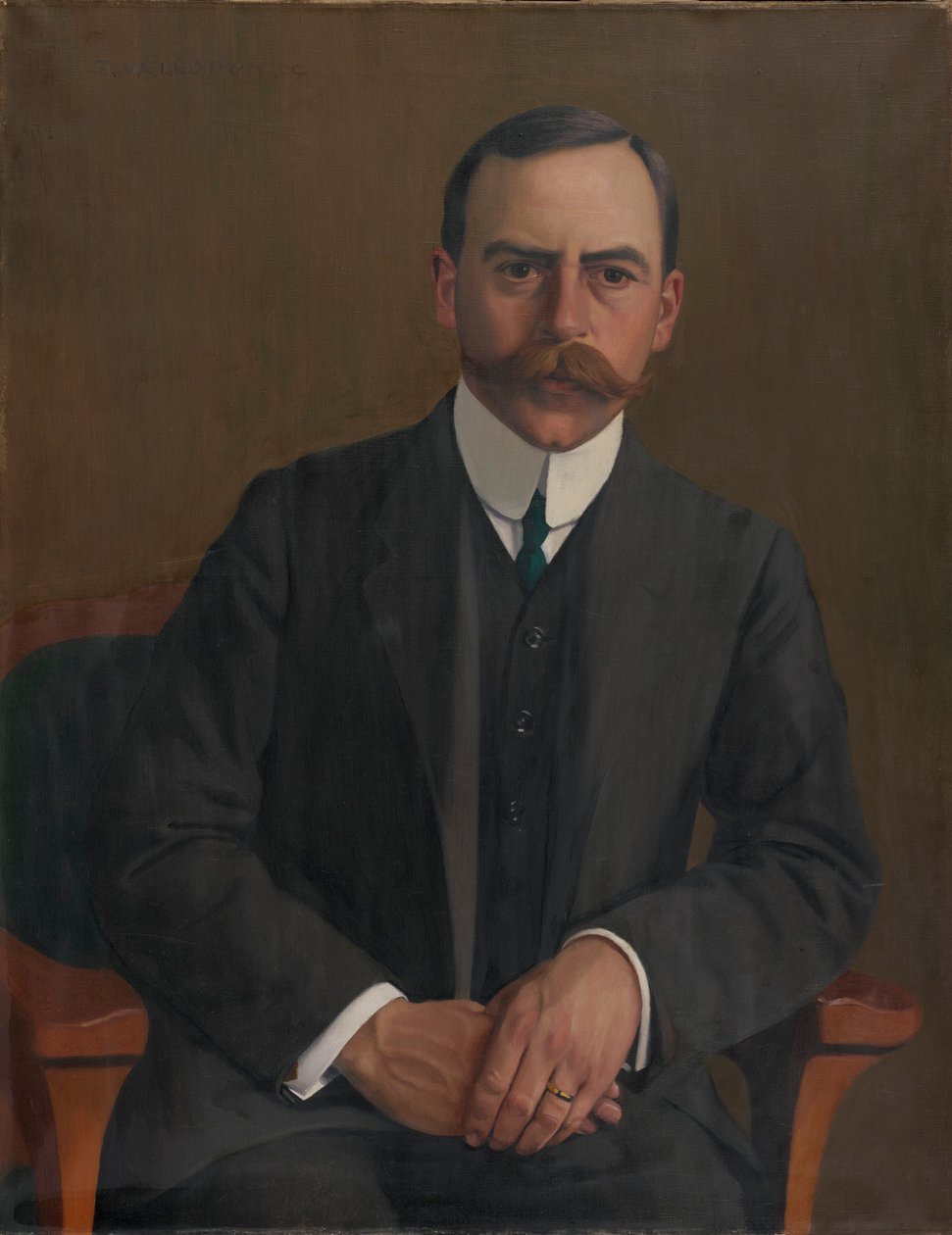 Doktor Arthur Hahnloser, 1909. by Felix Edouard Vallotton