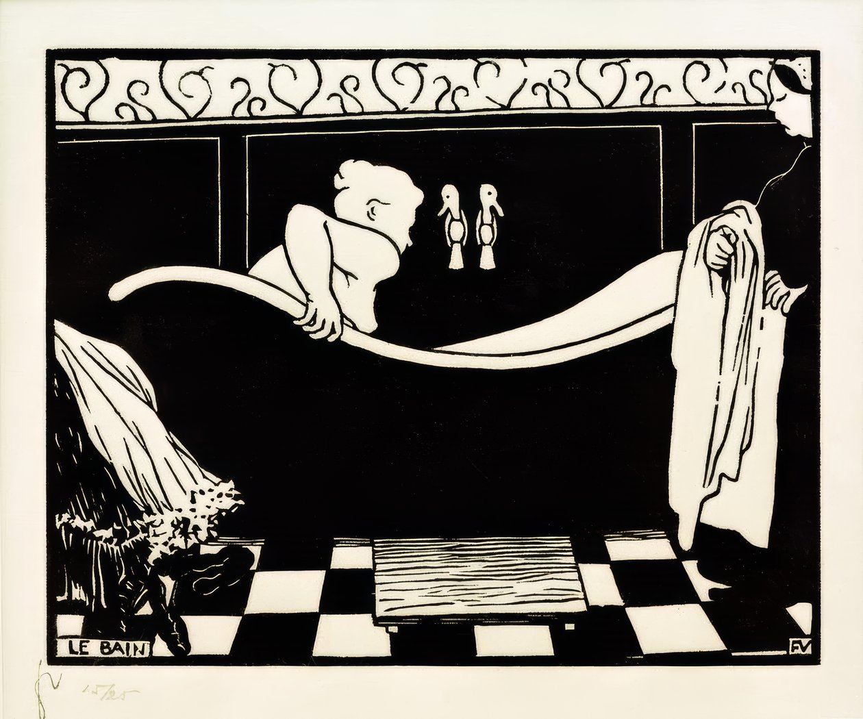 Banyo by Felix Edouard Vallotton