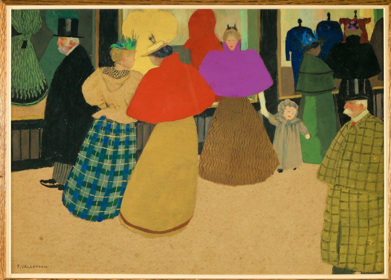 Les Passants by Felix Edouard Vallotton