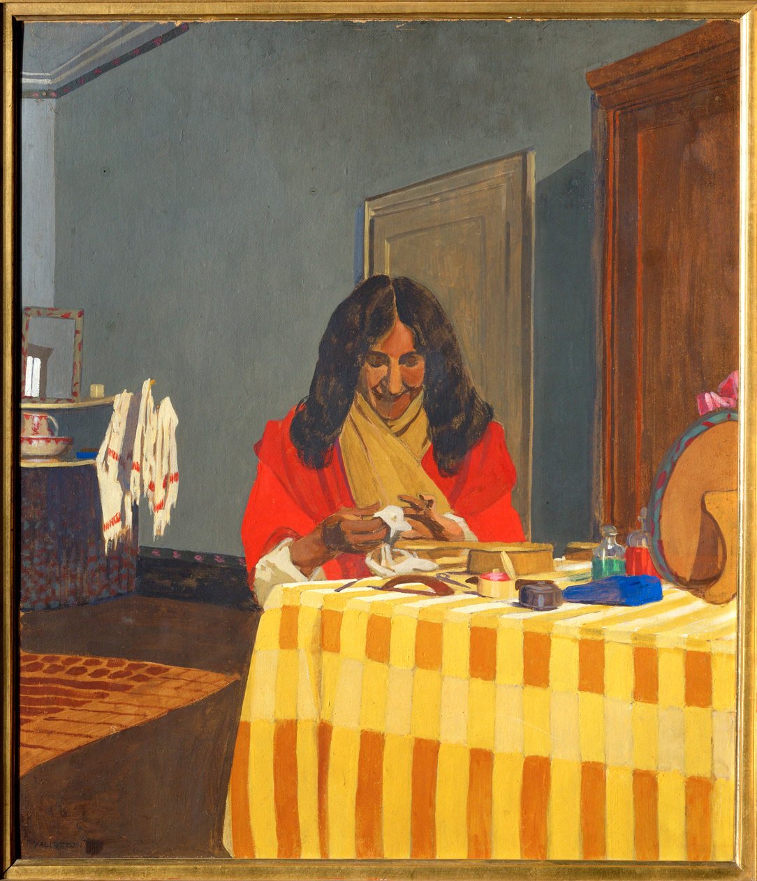 Madam. Felix Vallotton by Felix Edouard Vallotton