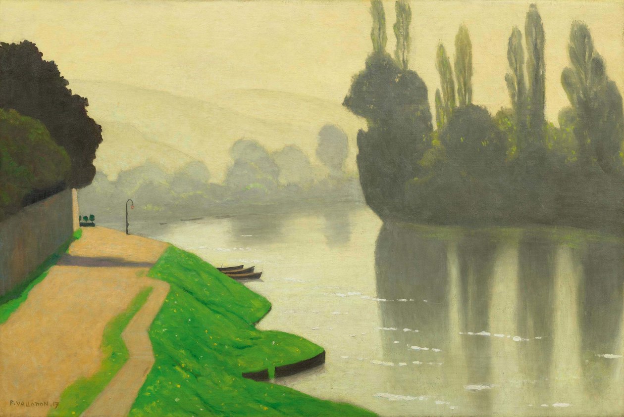 Andelys'te Sabah Sisi, 1917. by Felix Edouard Vallotton