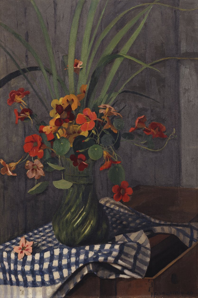 Nasturtiumlar, 1920 by Felix Edouard Vallotton