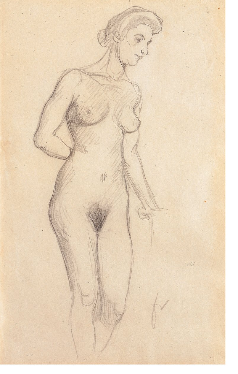 Çıplak by Felix Edouard Vallotton