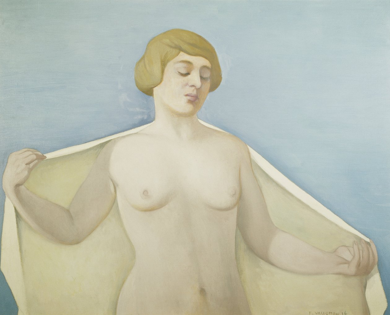 Hamamın Dışında; Banyodan Çıkış, 1914 by Felix Edouard Vallotton