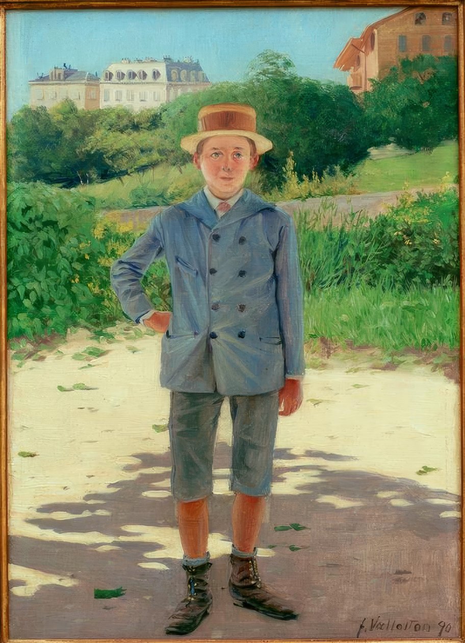 Genç Delisle portresi by Felix Edouard Vallotton