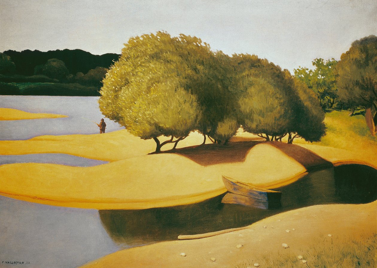 Loire kenarında kumlar by Felix Edouard Vallotton