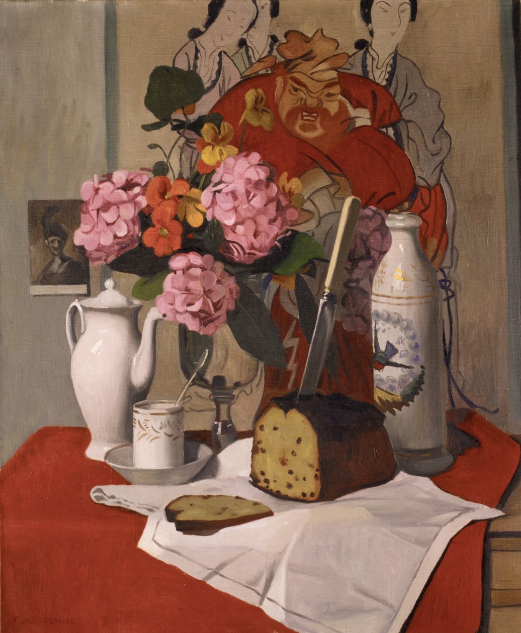 Çiçekli Natürmort, 1925 by Felix Edouard Vallotton