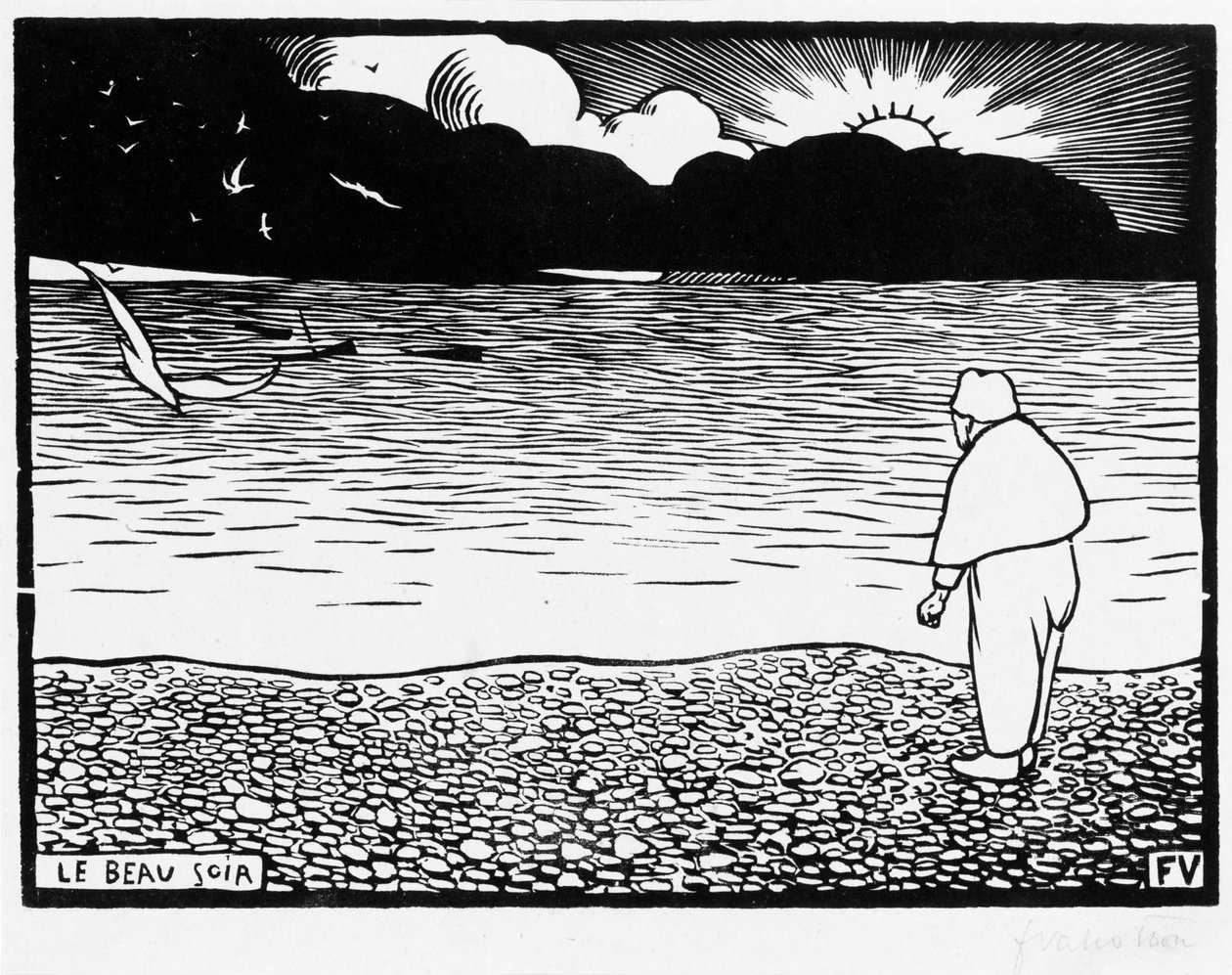 Güzel Akşam, 1892 by Felix Edouard Vallotton