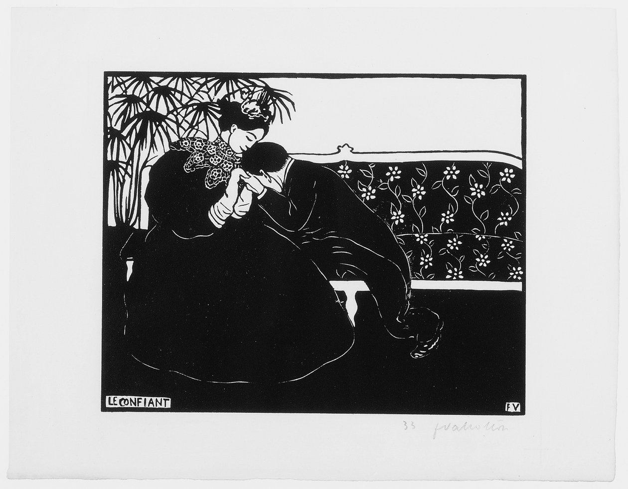 Sırdaş, 1895 by Felix Edouard Vallotton